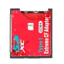 Adapter til SD hukommelseskort til CF slot type I Reducering til brug af SD kort i enhed med CompactFlash slot Mål 4,2 x 3,6 x 0,3 cm 2