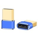 Adaptér USB-A samec na USB-C samica Pre pripojenie kábla USB-C k nabíjačke alebo notebooku Prenos dát 480 Mbps Kovové telo 2,1 x 1,5 cm 4