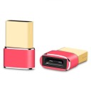 Adaptér USB-A samec na USB-C samice Pro připojení kabelu USB-C k nabíječce nebo notebooku Přenos dat 480 Mbps Kovové tělo 2,1 x 1,5 cm 1