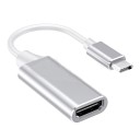 Adapter USB-C na HDMI do podłączenia urządzenia z USB-C do telewizora lub monitora Końcówki z aluminium Kabel z PVC Długość około 23,5 cm 2