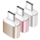 Adaptér USB-C na USB 3.0 pre telefón a notebook Kompaktná redukcia pre flash disk a ďalšie zariadenia s konektorom USB-A Zaoblené telo 9
