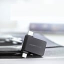 Adapter USB-C og Micro USB til USB 3.0 til tilslutning af flashdrev til telefon eller bærbar Overførsel af data op til 5 Gbps Mål 40 x 33 x 10 mm Sort 2