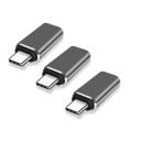 Adaptér USB-C samec na Lightning samice 3 ks Redukce pro připojení kabelu Lightning k zařízení s portem USB-C Tělo z hliníkové slitiny 1