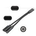 Adapter USB-C til 3,5 mm stik / USB-C 6