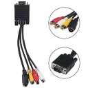 Adapter VGA til S-video / RCA M/F 18 cm 3