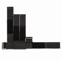 Adapter zur Befestigung einer Hantel am Bein 49 x 40 cm Muskeltrainer für die Beinmuskulatur mit Klettverschluss und Schnalle schwarz für das Home Gym 2
