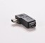 Adaptor de colț Mini USB 5 pini M / F 1