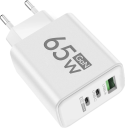 Adaptor de încărcare rapidă cu 3 porturi 65 W 2