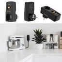 Adaptor de priză EU cu întrerupător de curent, protecție împotriva scurgerilor de curent, butoane TEST și RESET, 16 A / 250 V, RCD, grad 8