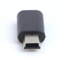 Adaptor Micro USB femelă la Mini USB masculin Reducere pentru conectarea cablului Micro USB la dispozitive cu priză Mini USB Design mic și negru 2