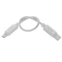 Adaptor OTG USB-C masculin la Micro USB masculin cu cablu de 18 cm pentru conectarea dispozitivelor cu porturi USB-C și Micro USB. Transfer de date 1