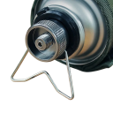 Adaptor turistic pentru aragaz 6 x 5,5 x 3 cm Ventil cu filet Argintiu Aluminiu aliaj Adaptare pentru cartuș de gaz Accesorii de camping 3