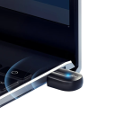 Adaptor USB Bluetooth 5.3 pentru PC și laptop, rază de acțiune de 10 m, receptor și transmițător, conexiune audio AUX, 5 dispozitive, controlere de jocuri, difuzoare, căști 2