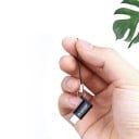 Adaptor USB-C la Micro USB Reducere din aliaj de aluminiu pentru cablu Micro USB și telefon cu port USB-C Inel pentru curea Dimensiune 14 x 24 4
