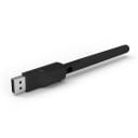 Adaptor USB WiFi pentru computer cu Windows Viteză de până la 150 Mbps Standard 802.11n Banda de 2,4 GHz Antenă 2 dBi Criptare WPA2 USB 2.0 Negru 2