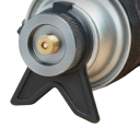 Adattatore da campeggio per fornello 6,5 x 5,5 x 3 cm Valvola a vite Monocromatico Lega di alluminio Adattatore per cartuccia di gas Campeggio 3