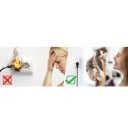 Adattatore da presa EU con interruttore differenziale, protezione contro le perdite di corrente, pulsanti TEST e RESET, 16 A / 250 V, RCD 13