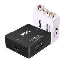 Adattatore HDMI a RCA AV Convertitore HDMI a Cinch Video e Audio Alimentazione USB per TV DVD VHS Console di Gioco Proiettori 1