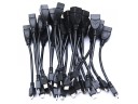 Adattatore Micro USB maschio a USB femmina 3 pz Cavo corto per collegare accessori USB a dispositivi con Micro USB Lunghezza 13 cm Colore nero 1