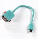 Adattatore Micro USB maschio a USB femmina con cavo per telefono e tablet Lunghezza circa 15 cm Per collegare mouse e altri dispositivi USB 4