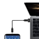 Adattatore USB-A maschio a USB-C femmina per collegare un cavo USB-C a un caricabatterie o un laptop Trasferimento dati 480 Mbps Corpo 8