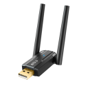 Adattatore USB Bluetooth 5.3 da 150m per PC Modalità doppia BLE/EDR Ricevitore e trasmettitore audio Mouse Tastiera 7 dispositivi Win XP/7/8/10/11 Basso consumo 2