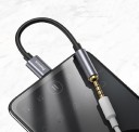 Adattatore USB-C a 3,5mm jack per collegare cuffie cablate al telefono Riduttore con cavo corto ed estremità in lega di alluminio 4