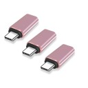 Adattatore USB-C maschio a Lightning femmina 3 pz Riduzione per collegare un cavo Lightning a un dispositivo con porta USB-C Corpo in lega 2