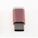 Adattatore USB-C maschio a Micro USB o USB 3.0 o Lightning femmina per collegare accessori a dispositivi con porta USB-C Colore rosa 1