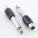 Adattatori RCA jack a jack 6.35mm F/M 4 pz 5