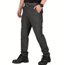 Ademende heren outdoor cargobroek, dunne wandelbroek, snel drogende lichtgewicht sportbroek voor wandelen en reizen 3