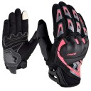 Ademende motorhandschoenen met volledige vingers, unisex antislip racehandschoenen, stijlvolle, duurzame motorhandschoenen voor mannen en vrouwen. 1