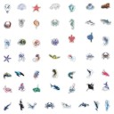 Adesivi mondo marino 10/50 pz 1