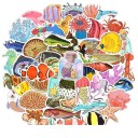 Adesivi mondo marino 50 pz 1