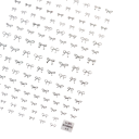 Adesivi per unghie con fiocchi design 3D Nail Art adesivi Decorazioni adesive dolci per unghie accessori DIY per decorare 2