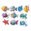 Adesivi pesci 40 pz 6