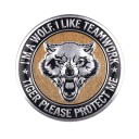 Adesivo 3D per auto lupo 4