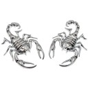 Adesivo 3D per auto scorpione Emblema metallico plastico con chele e coda ricurva Decorazione distintiva per la carrozzeria dell'auto 7