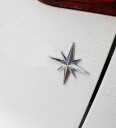 Adesivo 3D per auto stella 2