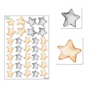 Adesivo da parete 60 x 30 cm Stelle Vinile opaco traslucido Decorazione delicata per la cameretta Ornamento da parete per un'atmosfera rilassante 1
