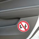 Adesivo divertente per auto con motivi di divieto 2