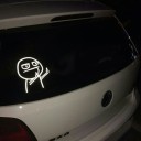 Adesivo engraçado para carro B461 5