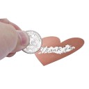 Adesivo grattabile a forma di cuore 300 pz 2