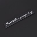 Adesivo per auto Autobiography 3