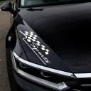 Adesivo per auto - bandiera da corsa 1