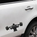 Adesivo per auto culturista 3