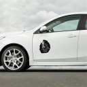 Adesivo per auto teschio 4