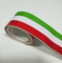 Adesivo per auto tricolore 10