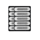 Adesivo per riparazione rete contro gli insetti 5 pezzi 8,8 x 6,2 x 1,5 cm Adesivo riparativo per rete da finestra Toppa per rete da finestra 3