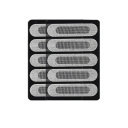 Adesivo per riparazione rete contro gli insetti 5 pezzi 8,8 x 6,2 x 1,5 cm Adesivo riparativo per rete da finestra Toppa per rete da finestra 1